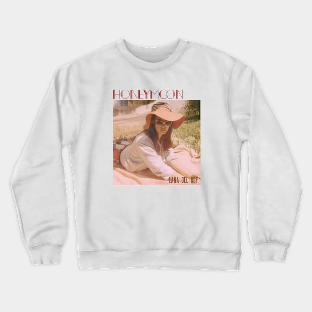 Lana Del Rey Honeymoon Crewneck Sweatshirt by jmcd